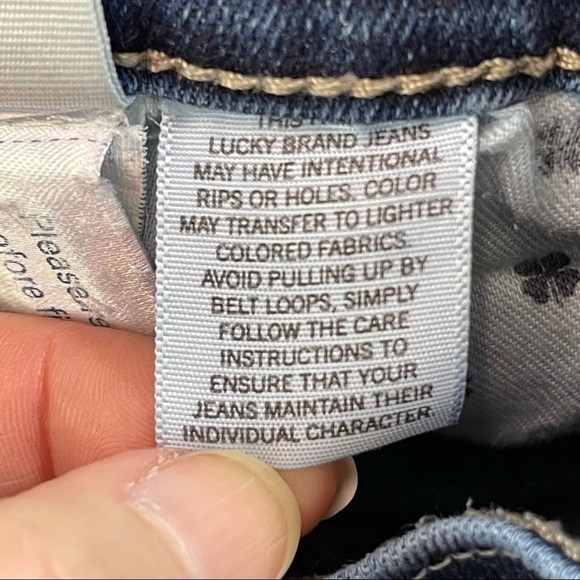 Lucky Brand Distressed Brooke Legging Jean 4/27 - Picture 9 of 11